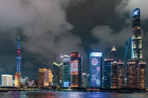 Shanghai City Skyline, China