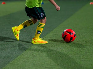 Dribbling the ball