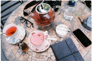 Cozy afternoon tea