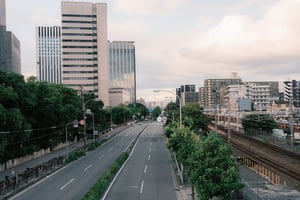Đường phố ở Osaka