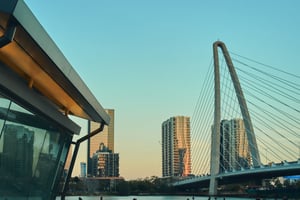 Ba Son metro station and Bason Bridge in 1 image frame