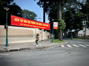 A weird local propaganda