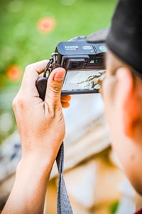 Taking photo shoot